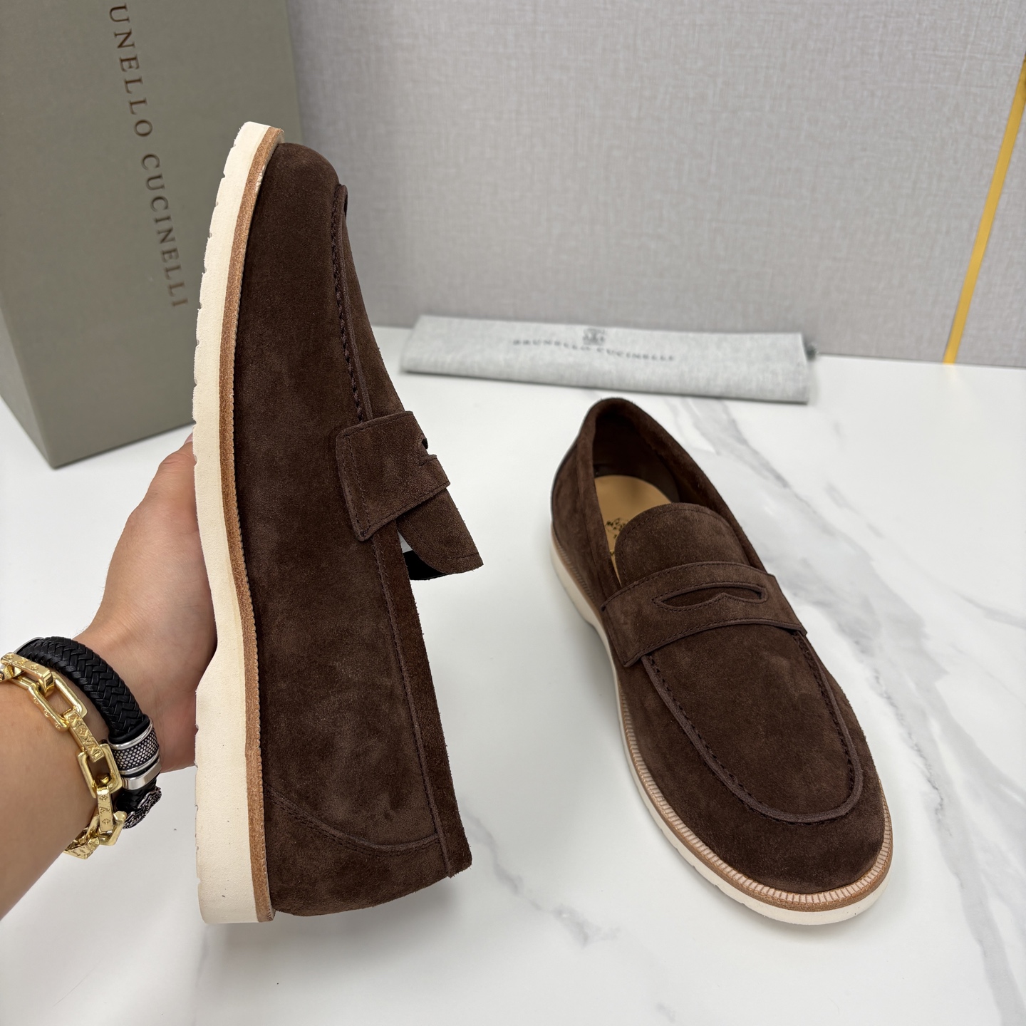 💋💍BC家新品上架 Brunello Cucinell* 乐福鞋皮鞋 意式松弛感的行走艺术 当手工匠艺遇