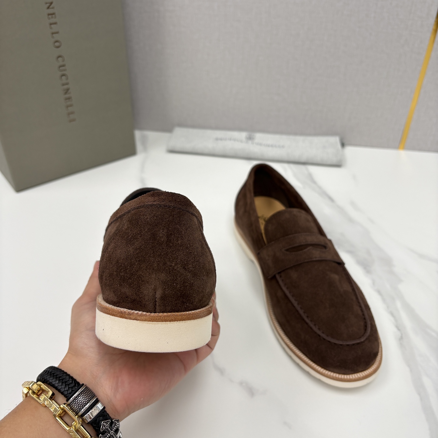 💋💍BC家新品上架 Brunello Cucinell* 乐福鞋皮鞋 意式松弛感的行走艺术 当手工匠艺遇