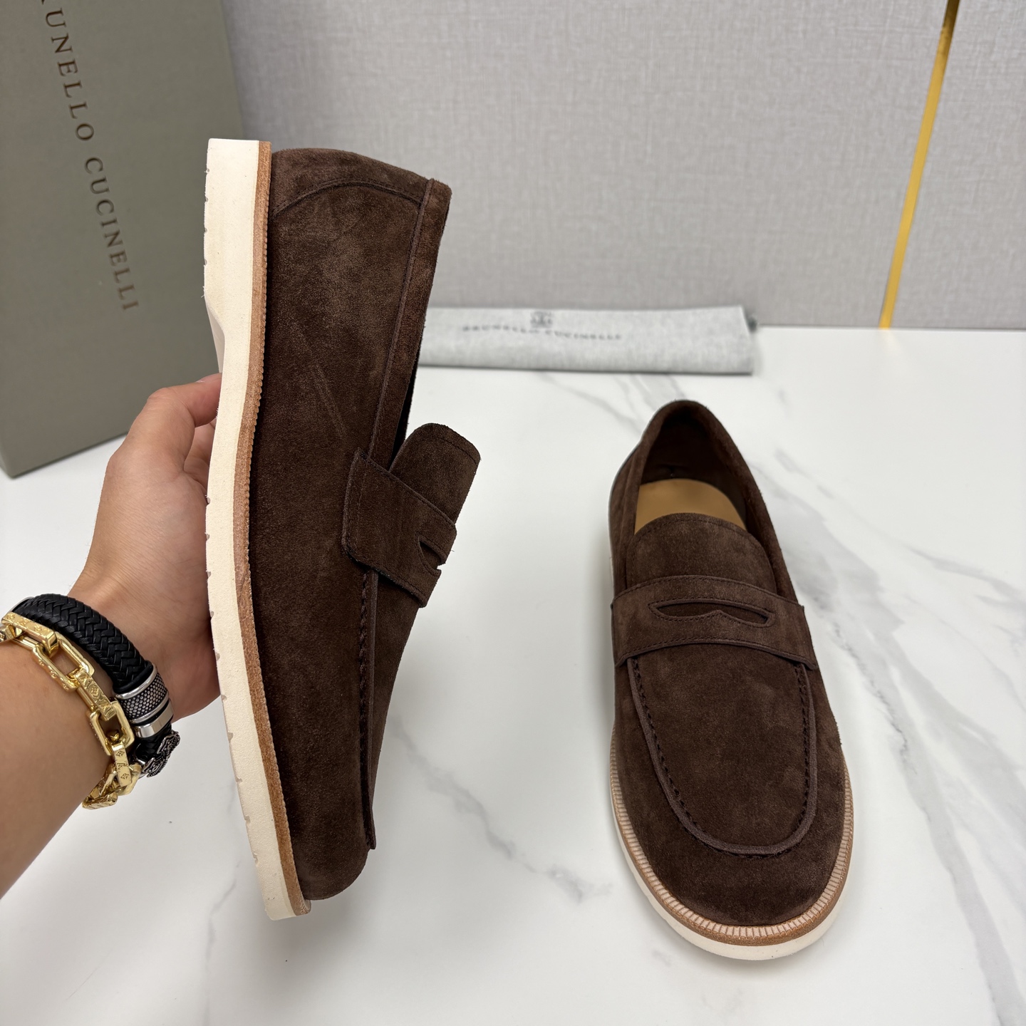 💋💍BC家新品上架 Brunello Cucinell* 乐福鞋皮鞋 意式松弛感的行走艺术 当手工匠艺遇