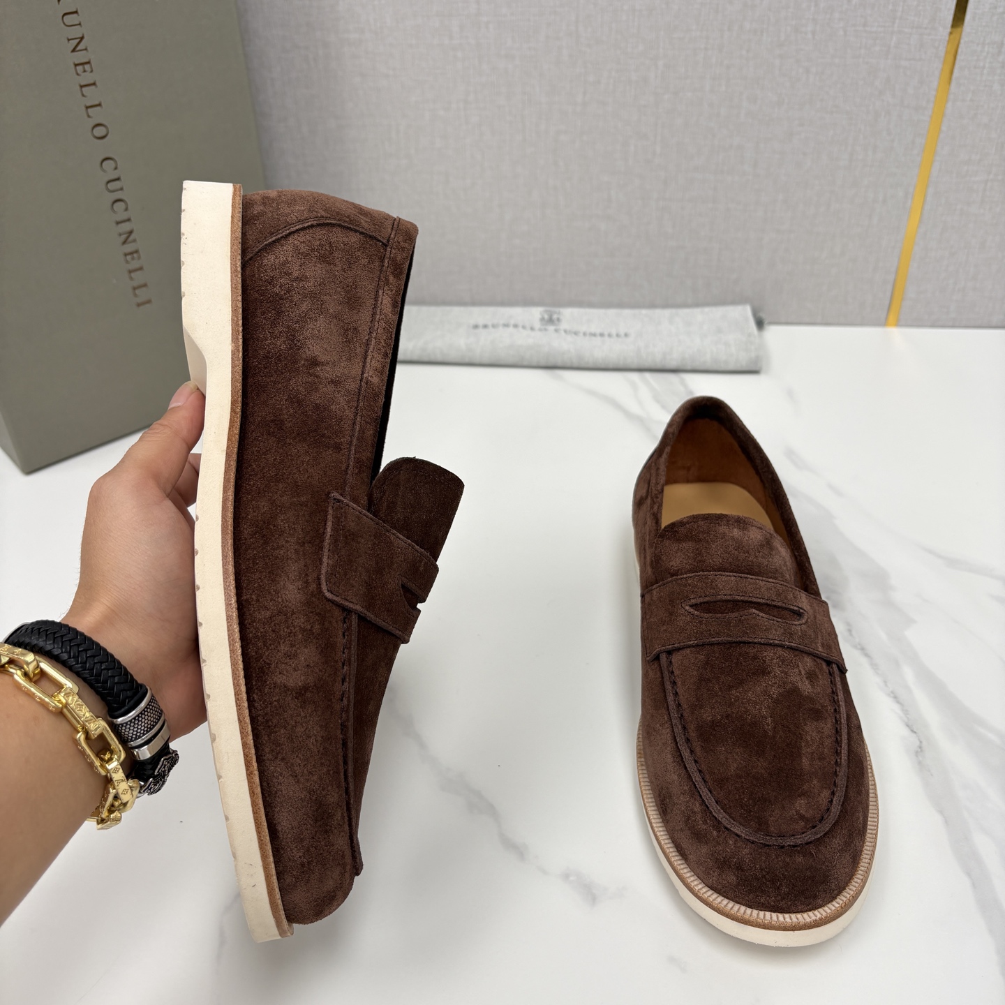 💋💍BC家新品上架 Brunello Cucinell* 乐福鞋皮鞋 意式松弛感的行走艺术 当手工匠艺遇