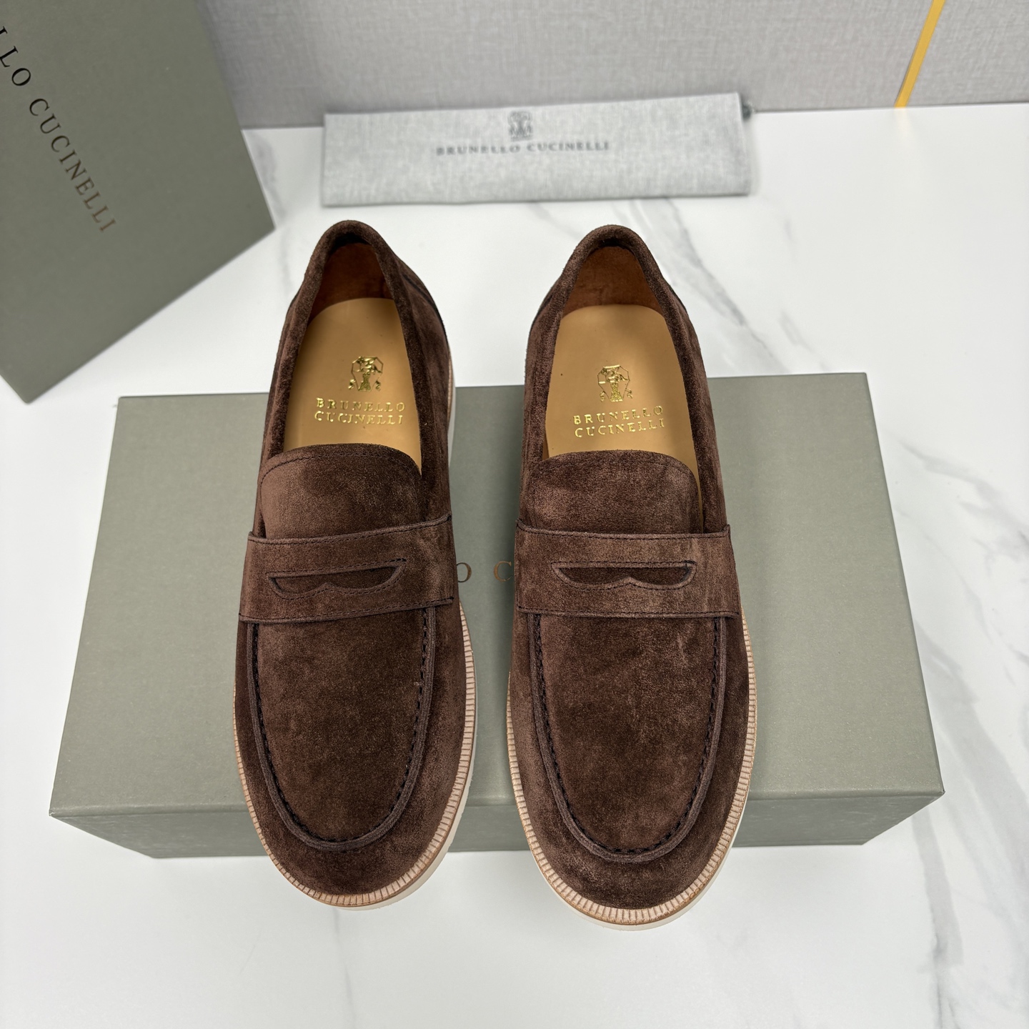 💋💍BC家新品上架 Brunello Cucinell* 乐福鞋皮鞋 意式松弛感的行走艺术 当手工匠艺遇