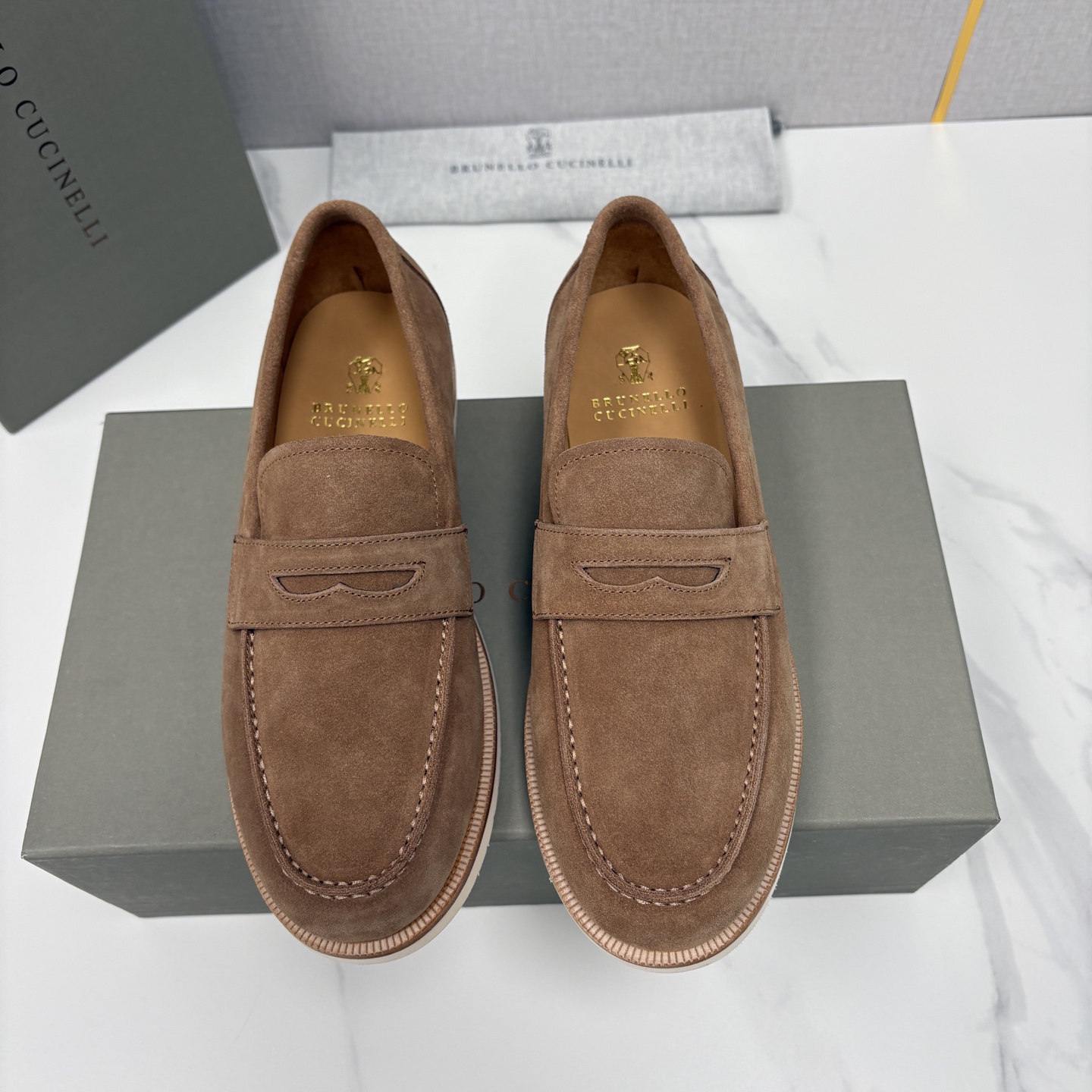 💋💍BC家新品上架 Brunello Cucinell* 乐福鞋皮鞋 意式松弛感的行走艺术 当手工匠艺遇