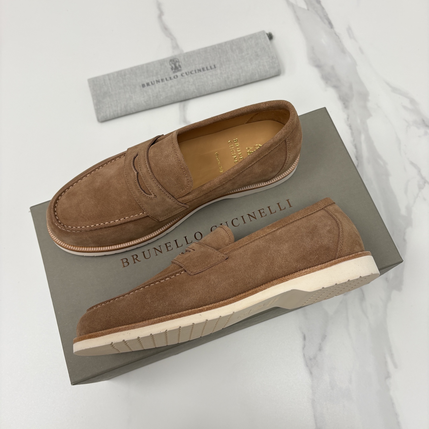 💋💍BC家新品上架 Brunello Cucinell* 乐福鞋皮鞋 意式松弛感的行走艺术 当手工匠艺遇