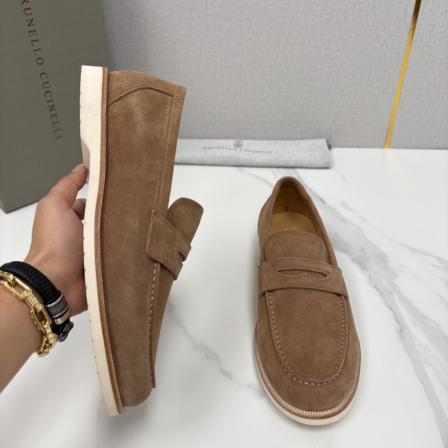 💋💍BC家新品上架 Brunello Cucinell* 乐福鞋皮鞋 意式松弛感的行走艺术 当手工匠艺遇