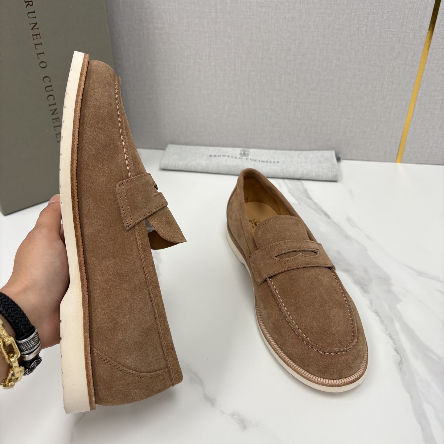 💋💍BC家新品上架 Brunello Cucinell* 乐福鞋皮鞋 意式松弛感的行走艺术 当手工匠艺遇