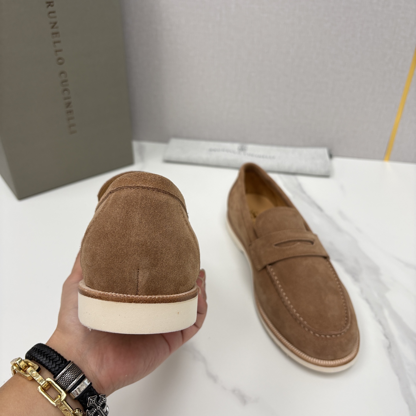 💋💍BC家新品上架 Brunello Cucinell* 乐福鞋皮鞋 意式松弛感的行走艺术 当手工匠艺遇