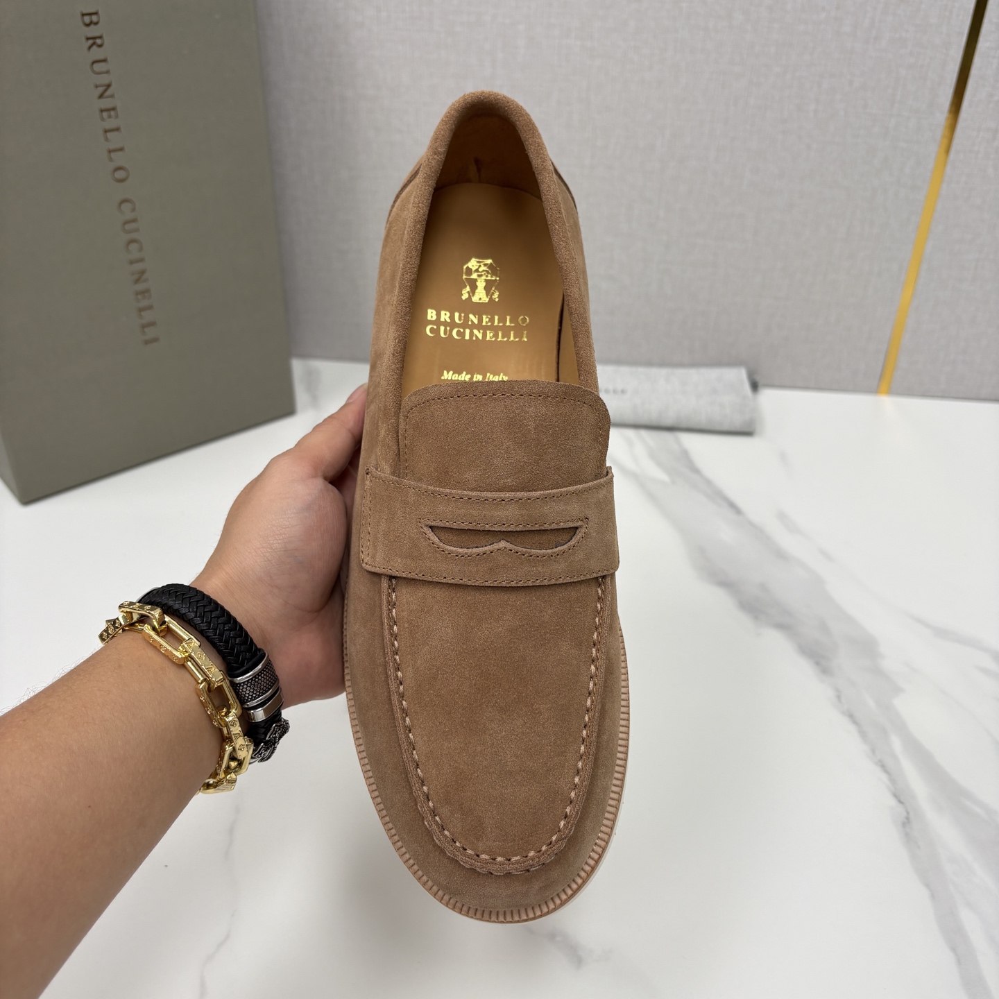 💋💍BC家新品上架 Brunello Cucinell* 乐福鞋皮鞋 意式松弛感的行走艺术 当手工匠艺遇