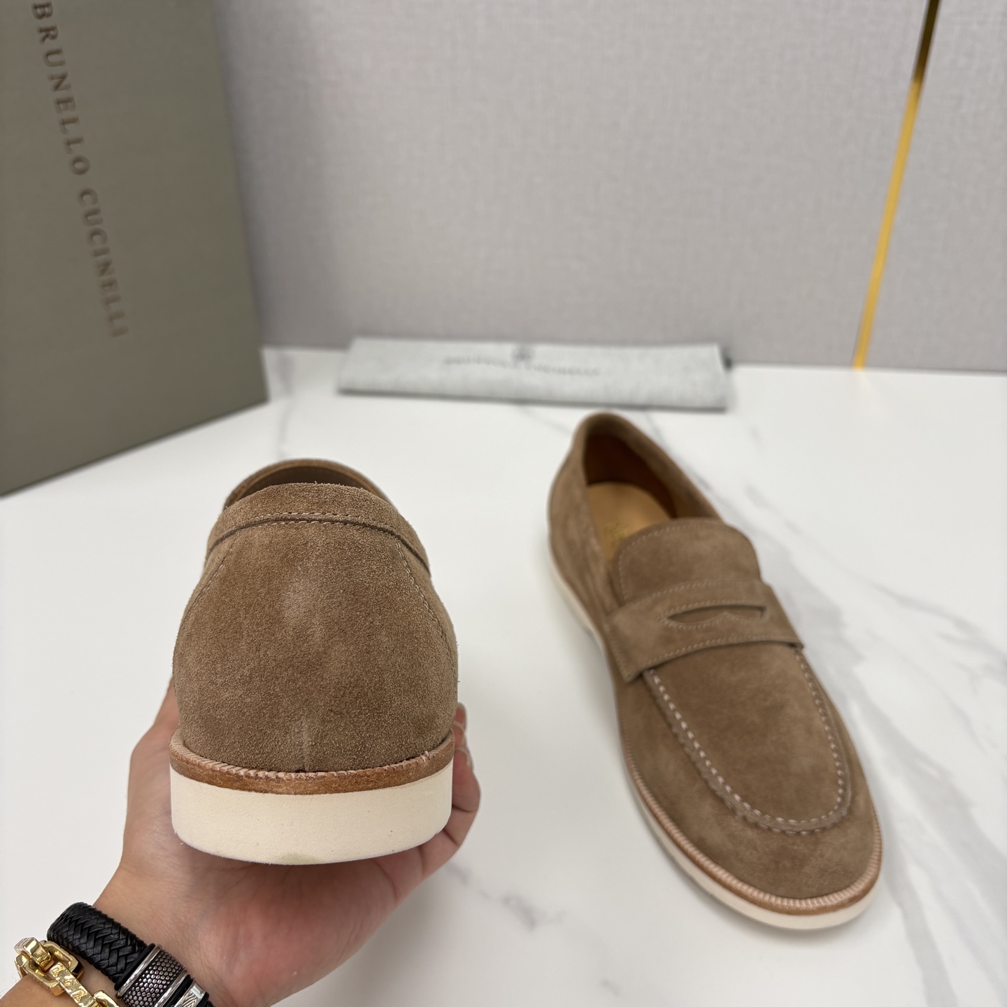 💋💍BC家新品上架 Brunello Cucinell* 乐福鞋皮鞋 意式松弛感的行走艺术 当手工匠艺遇