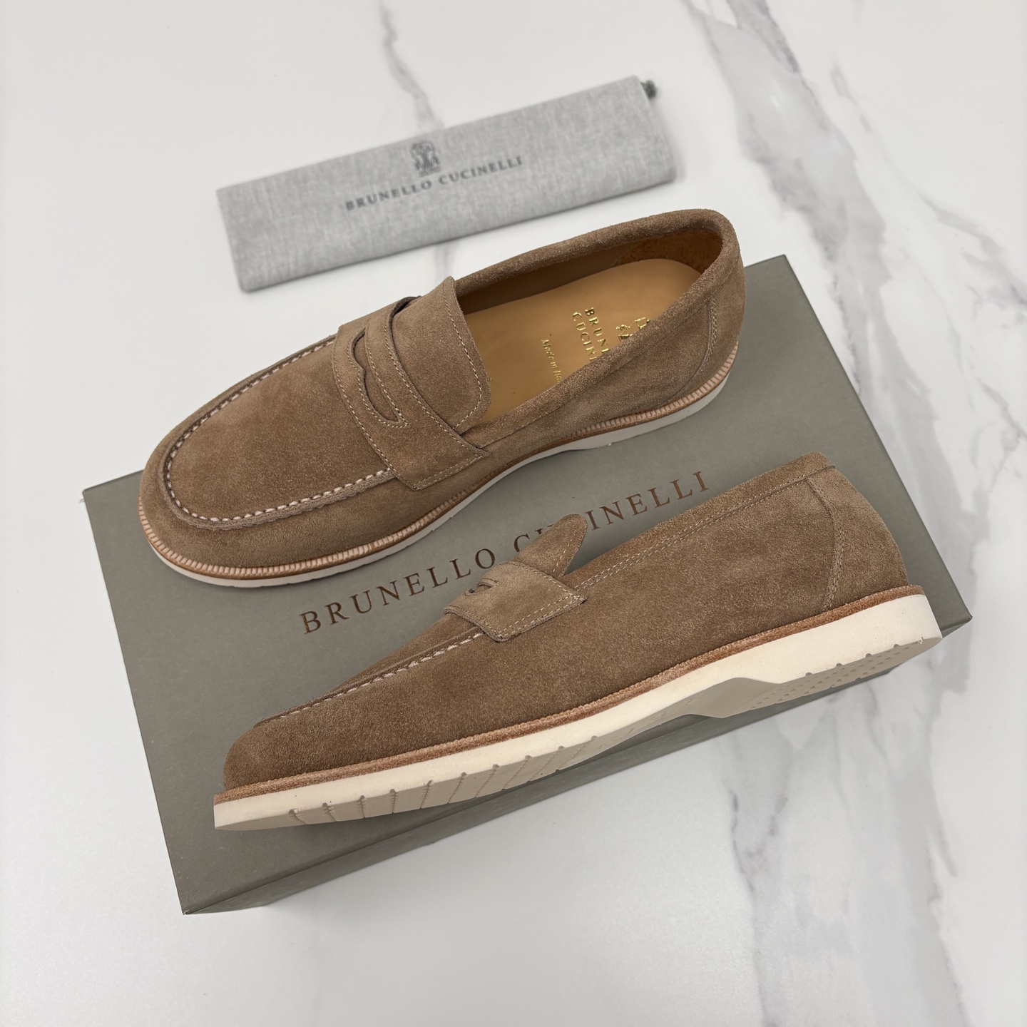 💋💍BC家新品上架 Brunello Cucinell* 乐福鞋皮鞋 意式松弛感的行走艺术 当手工匠艺遇