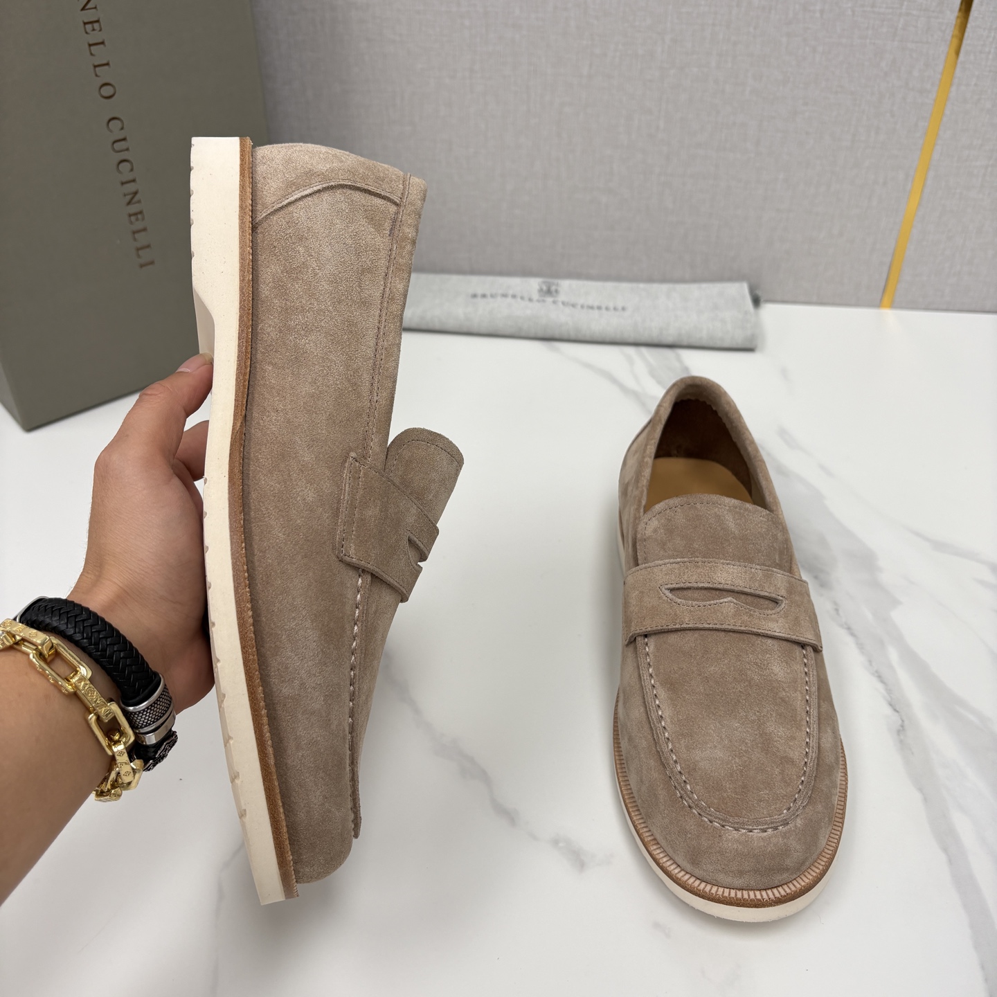 💋💍BC家新品上架 Brunello Cucinell* 乐福鞋皮鞋 意式松弛感的行走艺术 当手工匠艺遇