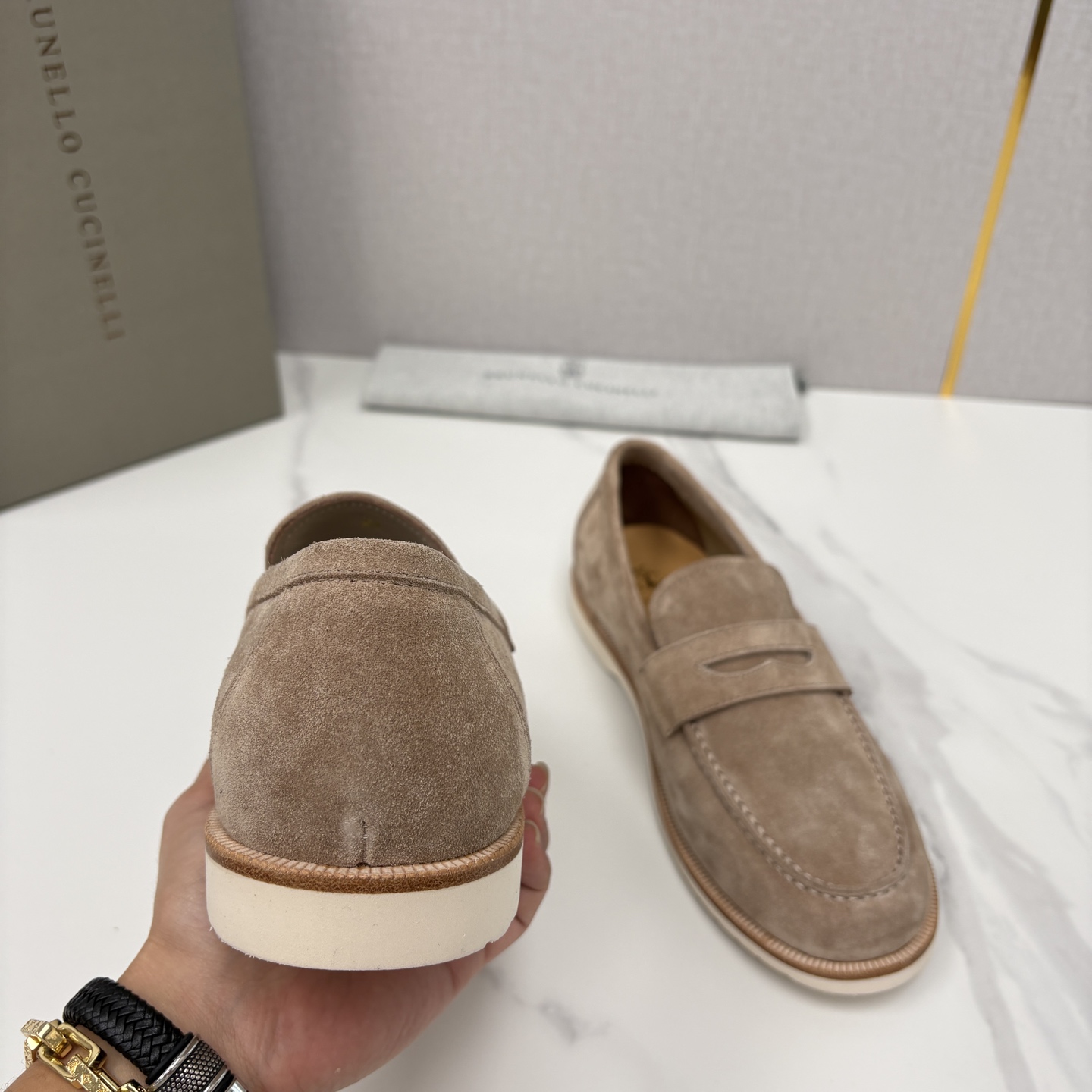 💋💍BC家新品上架 Brunello Cucinell* 乐福鞋皮鞋 意式松弛感的行走艺术 当手工匠艺遇