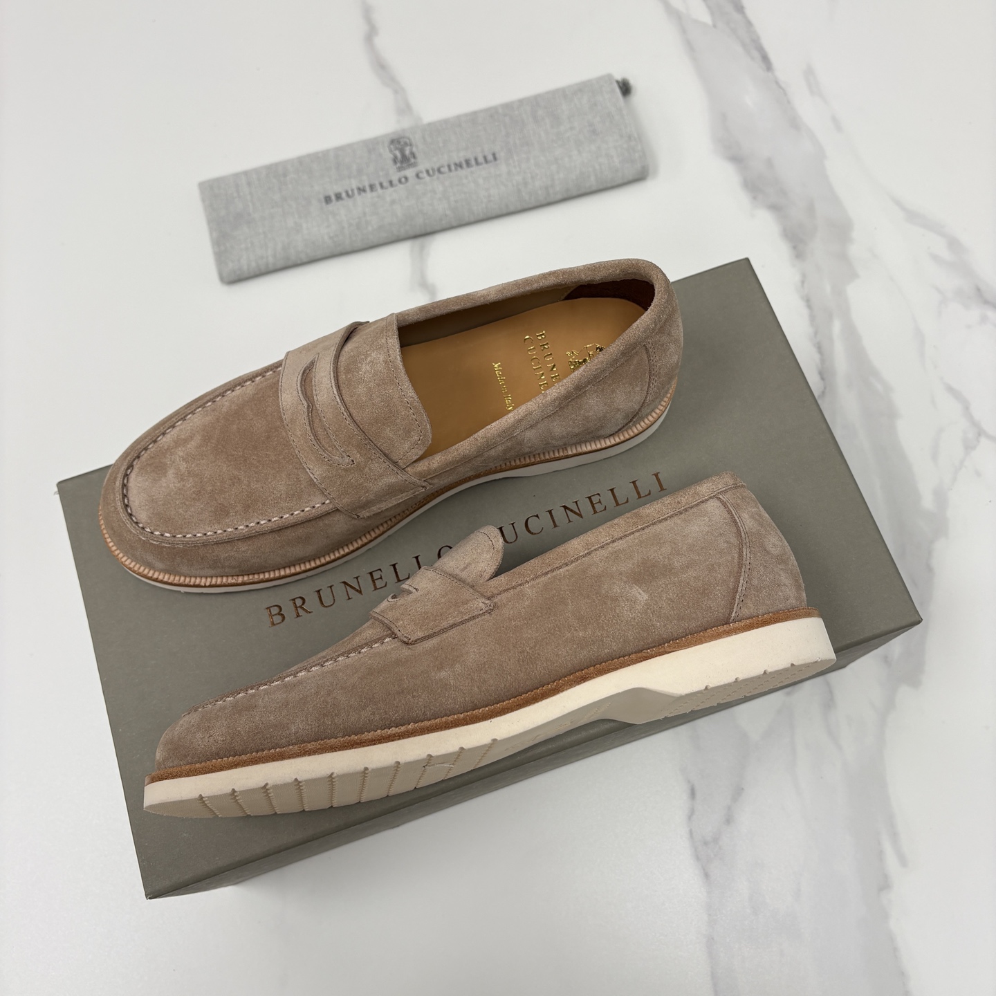 💋💍BC家新品上架 Brunello Cucinell* 乐福鞋皮鞋 意式松弛感的行走艺术 当手工匠艺遇