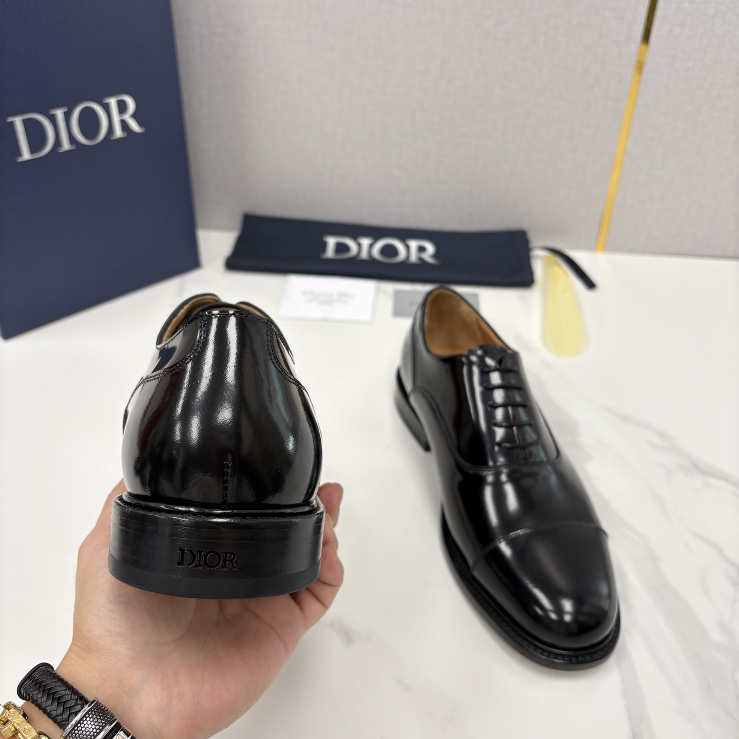 💋💍CD家新品 Dio* 迪-奥 高版本新款男士正装鞋皮鞋， Embassy德比鞋。 官方 9,400。