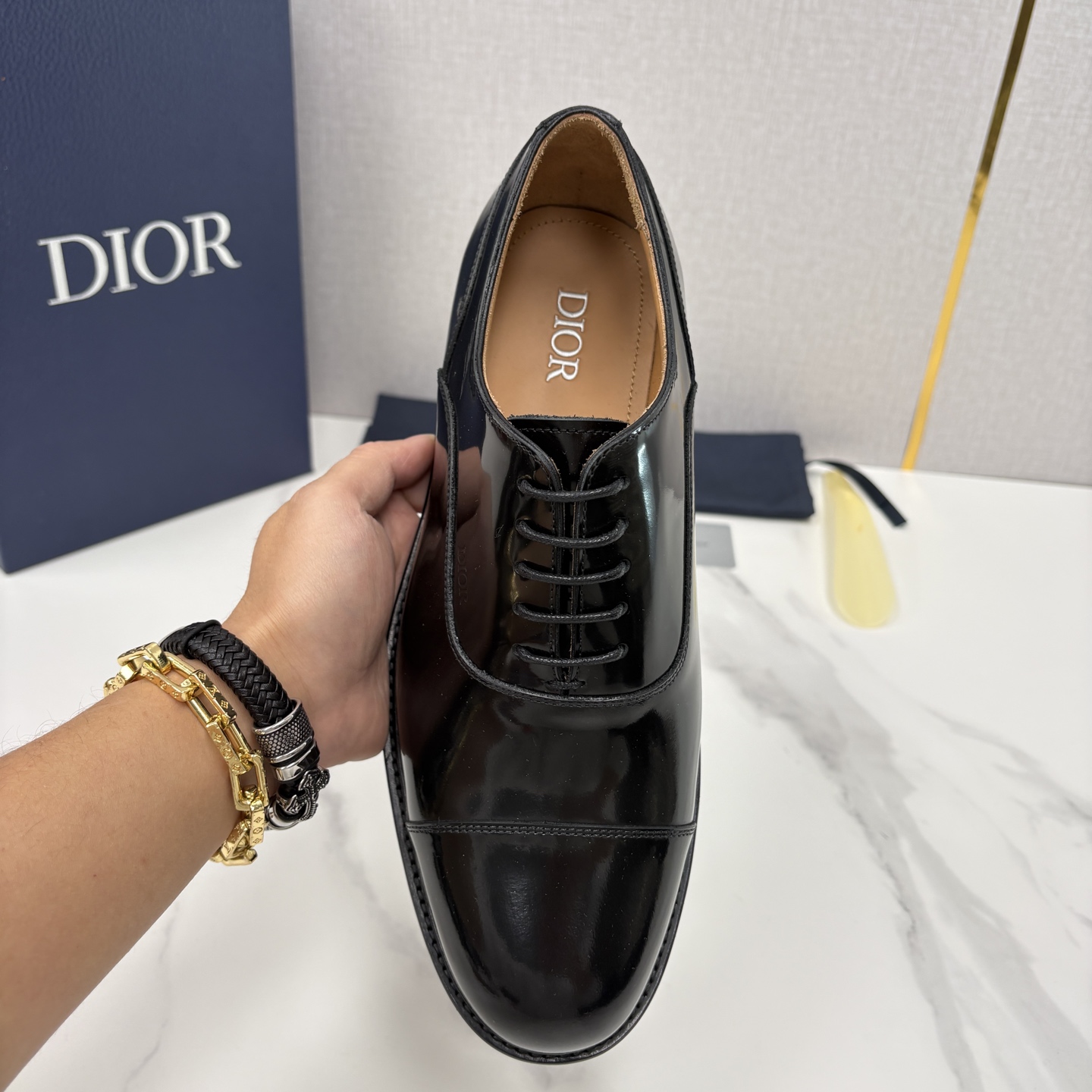 💋💍CD家新品 Dio* 迪-奥 高版本新款男士正装鞋皮鞋， Embassy德比鞋。 官方 9,400。