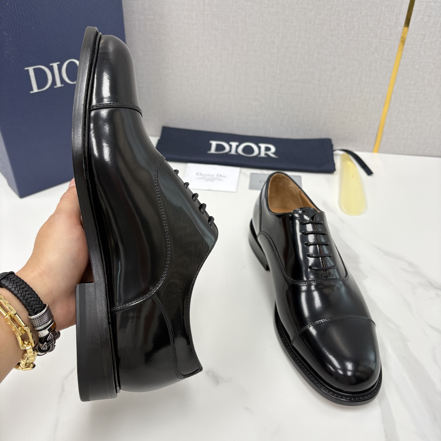 💋💍CD家新品 Dio* 迪-奥 高版本新款男士正装鞋皮鞋， Embassy德比鞋。 官方 9,400。