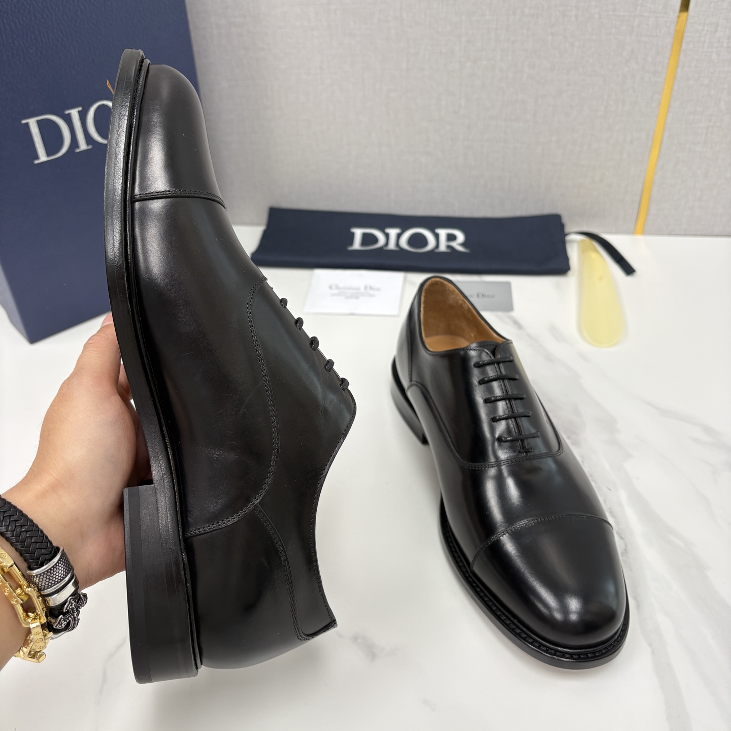 💋💍CD家新品 Dio* 迪-奥 高版本新款男士正装鞋皮鞋， Embassy德比鞋。 官方 9,400。