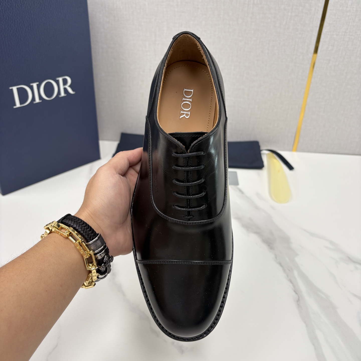 💋💍CD家新品 Dio* 迪-奥 高版本新款男士正装鞋皮鞋， Embassy德比鞋。 官方 9,400。