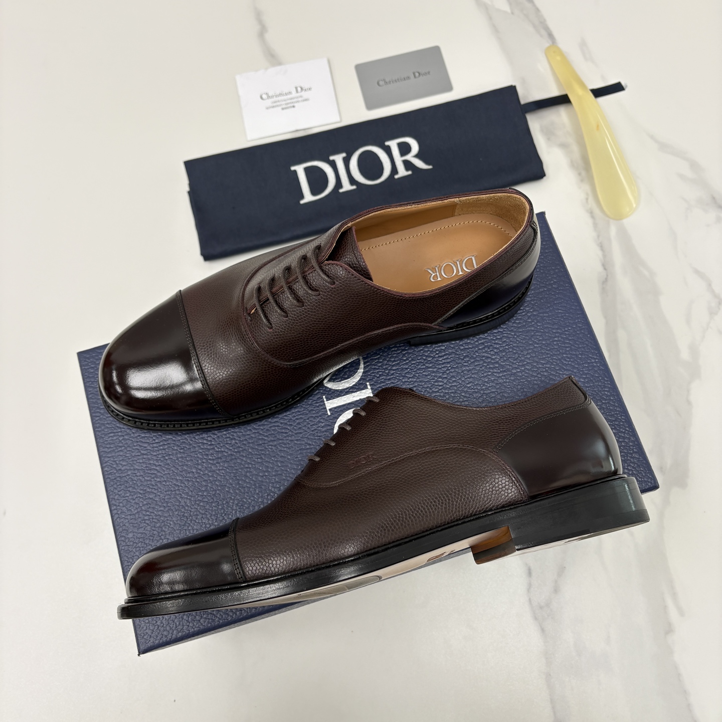 💋💍CD家新品 Dio* 迪-奥 高版本新款男士正装鞋皮鞋， Embassy德比鞋。 官方 9,400。