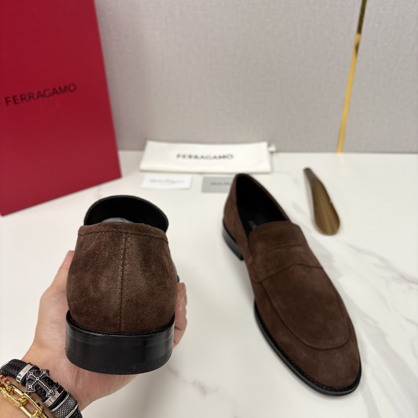 💋💍 SF 菲拉** 专柜同步新款 男士便鞋 可休闲可正装莫卡辛乐福皮鞋 经典造型体现正装时髦魅力，全新