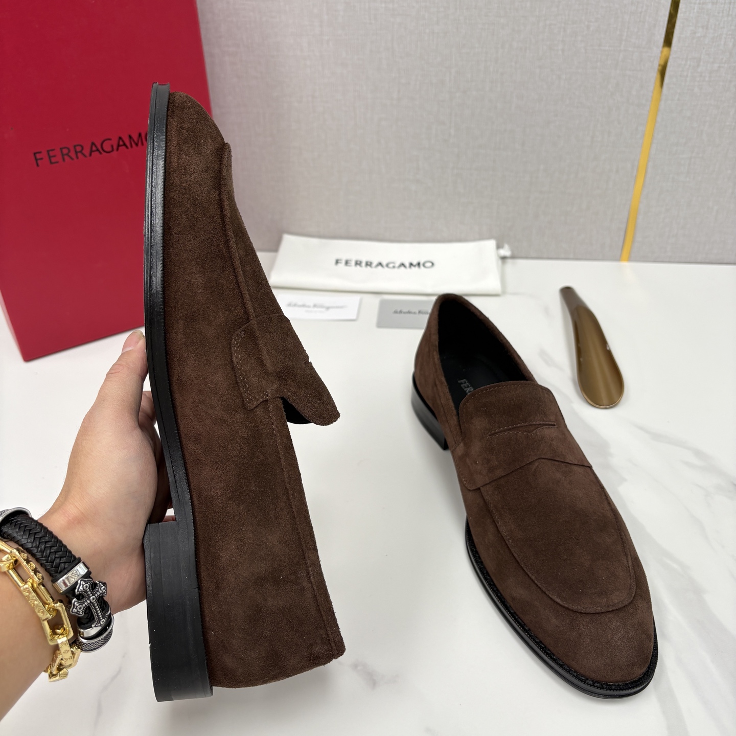 💋💍 SF 菲拉** 专柜同步新款 男士便鞋 可休闲可正装莫卡辛乐福皮鞋 经典造型体现正装时髦魅力，全新