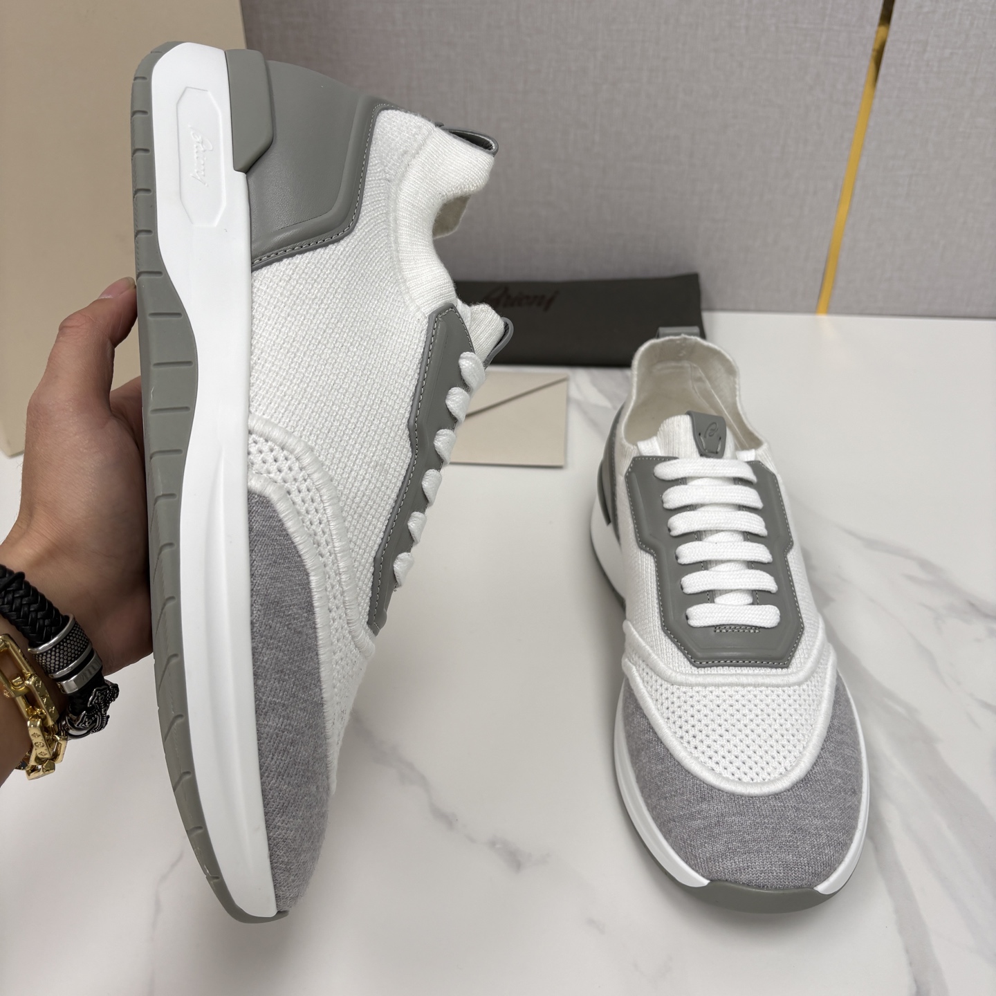 💋💍 Brion* （布里-奥尼） 男士新款轻奢休闲运动鞋 该品牌于1945年创立于意大利罗马的男装奢侈