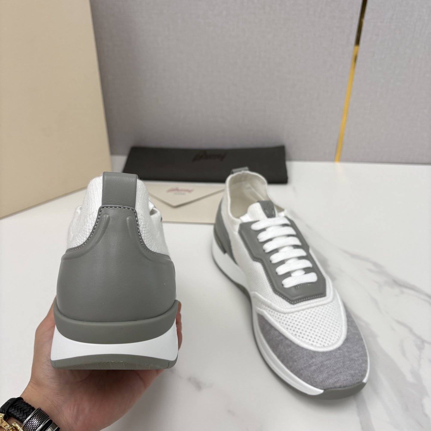 💋💍 Brion* （布里-奥尼） 男士新款轻奢休闲运动鞋 该品牌于1945年创立于意大利罗马的男装奢侈