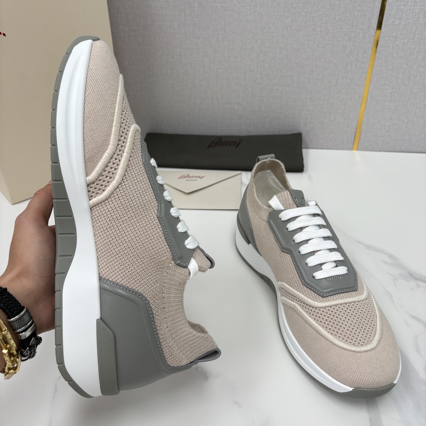 💋💍 Brion* （布里-奥尼） 男士新款轻奢休闲运动鞋 该品牌于1945年创立于意大利罗马的男装奢侈