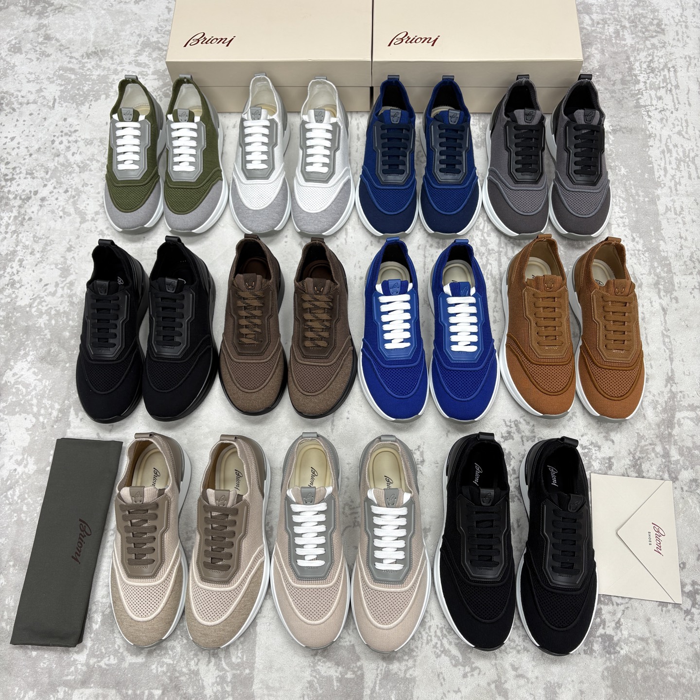 💋💍 Brion* （布里-奥尼） 男士新款轻奢休闲运动鞋 该品牌于1945年创立于意大利罗马的男装奢侈
