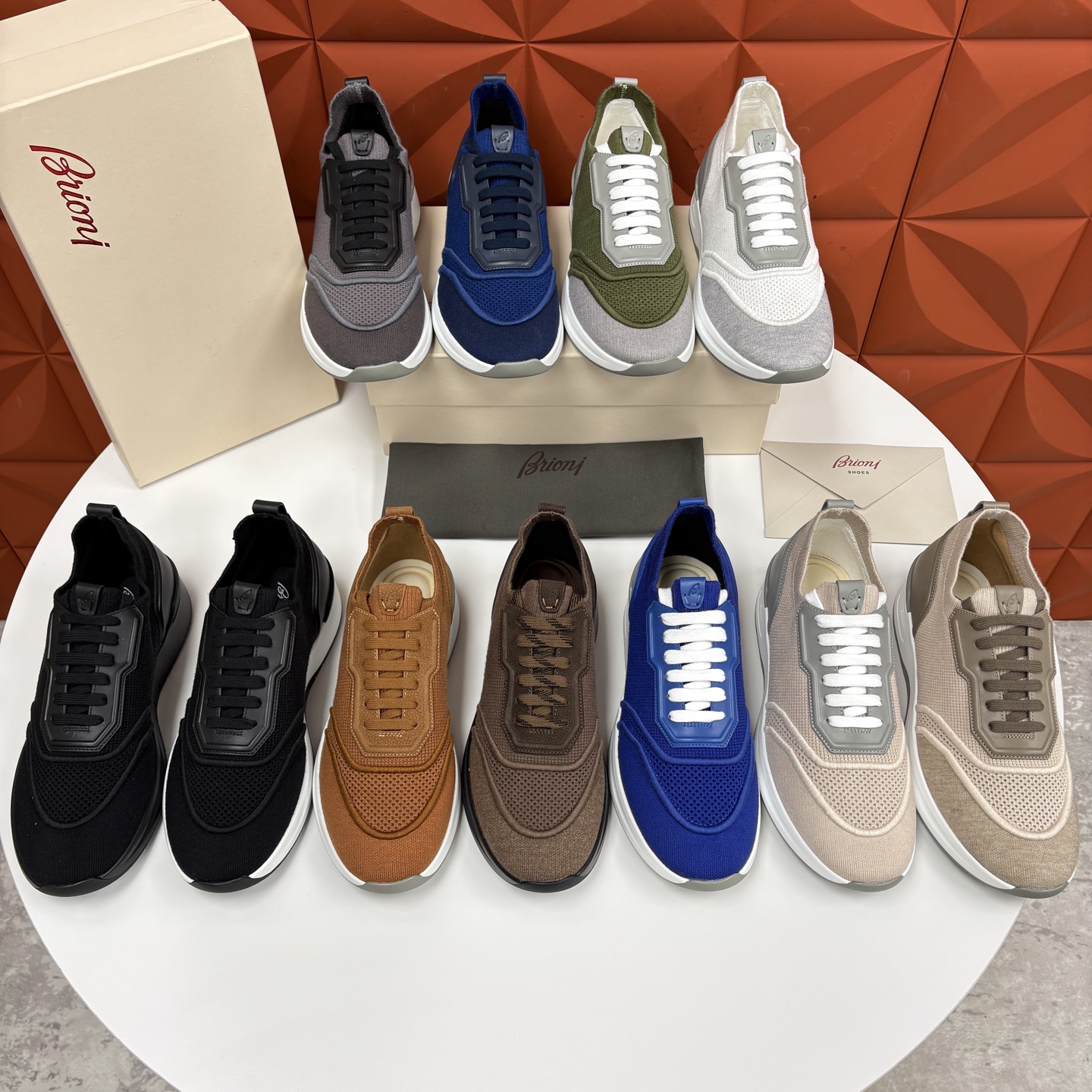 💋💍 Brion* （布里-奥尼） 男士新款轻奢休闲运动鞋 该品牌于1945年创立于意大利罗马的男装奢侈