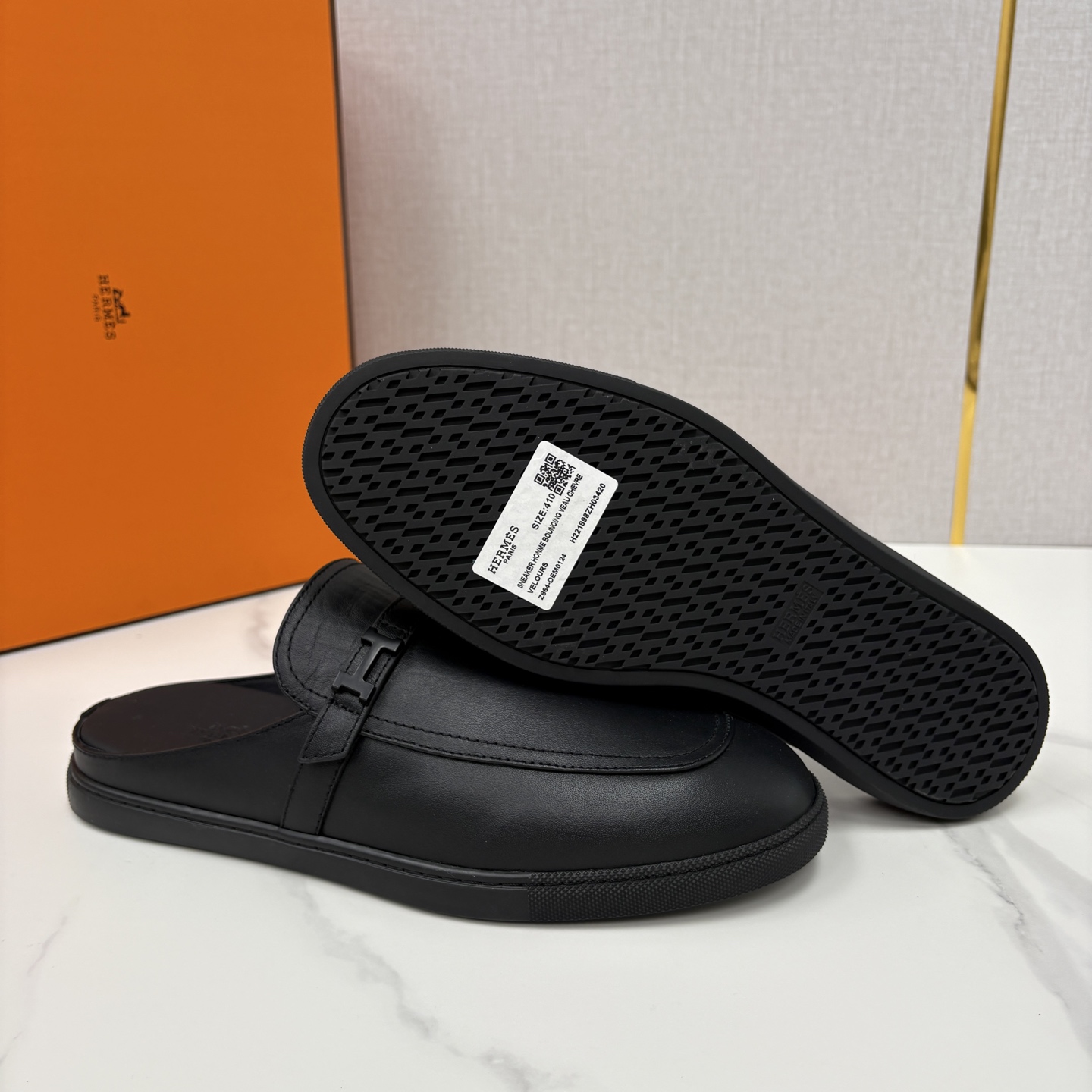 💋💍H家新品 Hermè* 爱马-仕 穆勒鞋 男士半拖 官方 9,280 奢适慵懒的高阶表达 甄选进口小