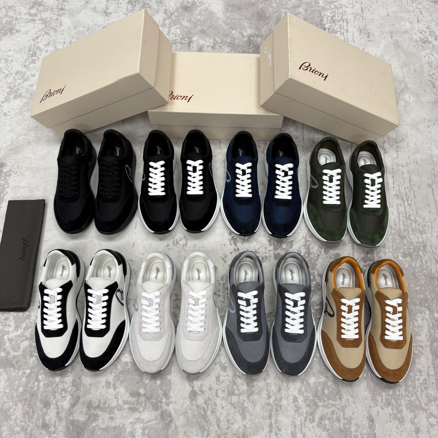 💋💍 Brion* （布里-奥尼） 男士新款轻奢休闲运动鞋 该品牌于1945年创立于意大利罗马的男装奢侈