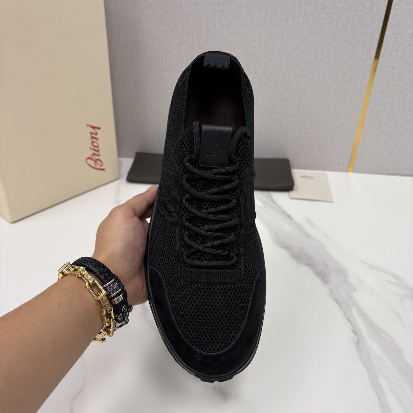 💋💍 Brion* （布里-奥尼） 男士新款轻奢休闲运动鞋 该品牌于1945年创立于意大利罗马的男装奢侈