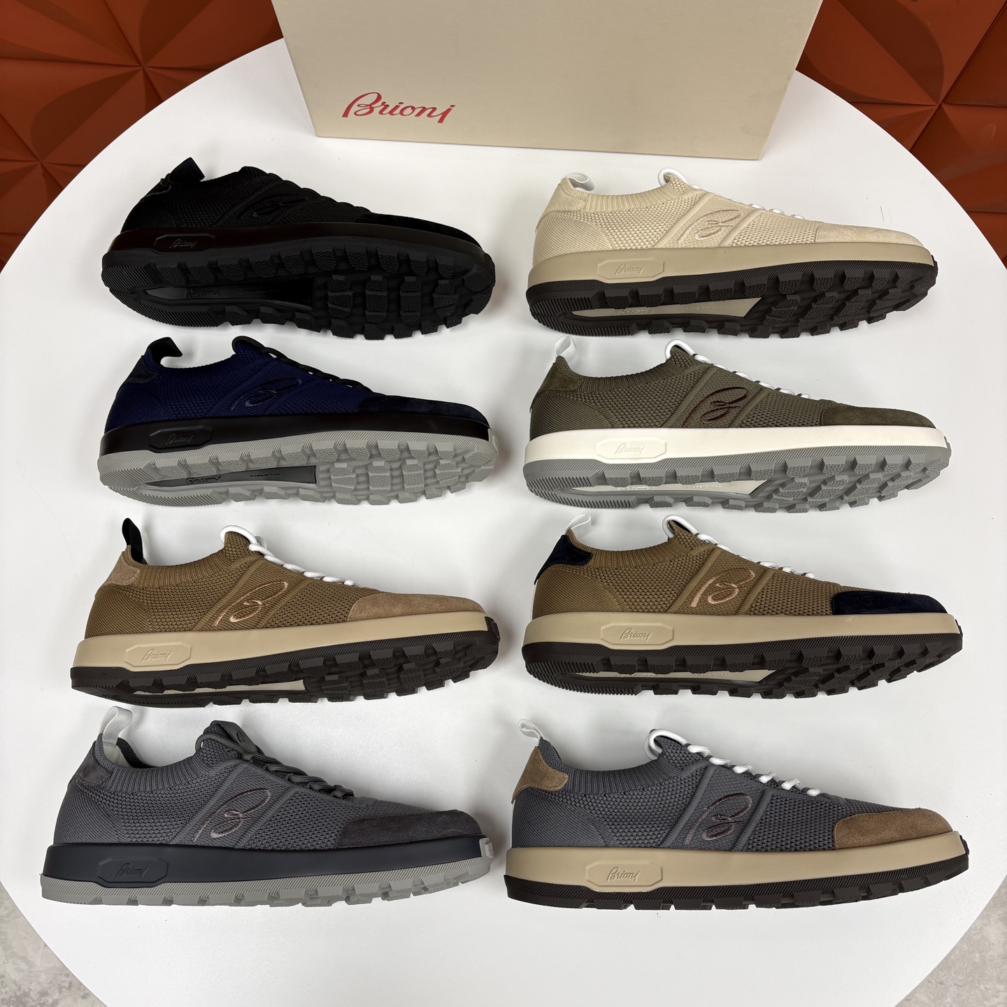 💋💍 Brion* （布里-奥尼） 男士新款轻奢休闲运动鞋 该品牌于1945年创立于意大利罗马的男装奢侈