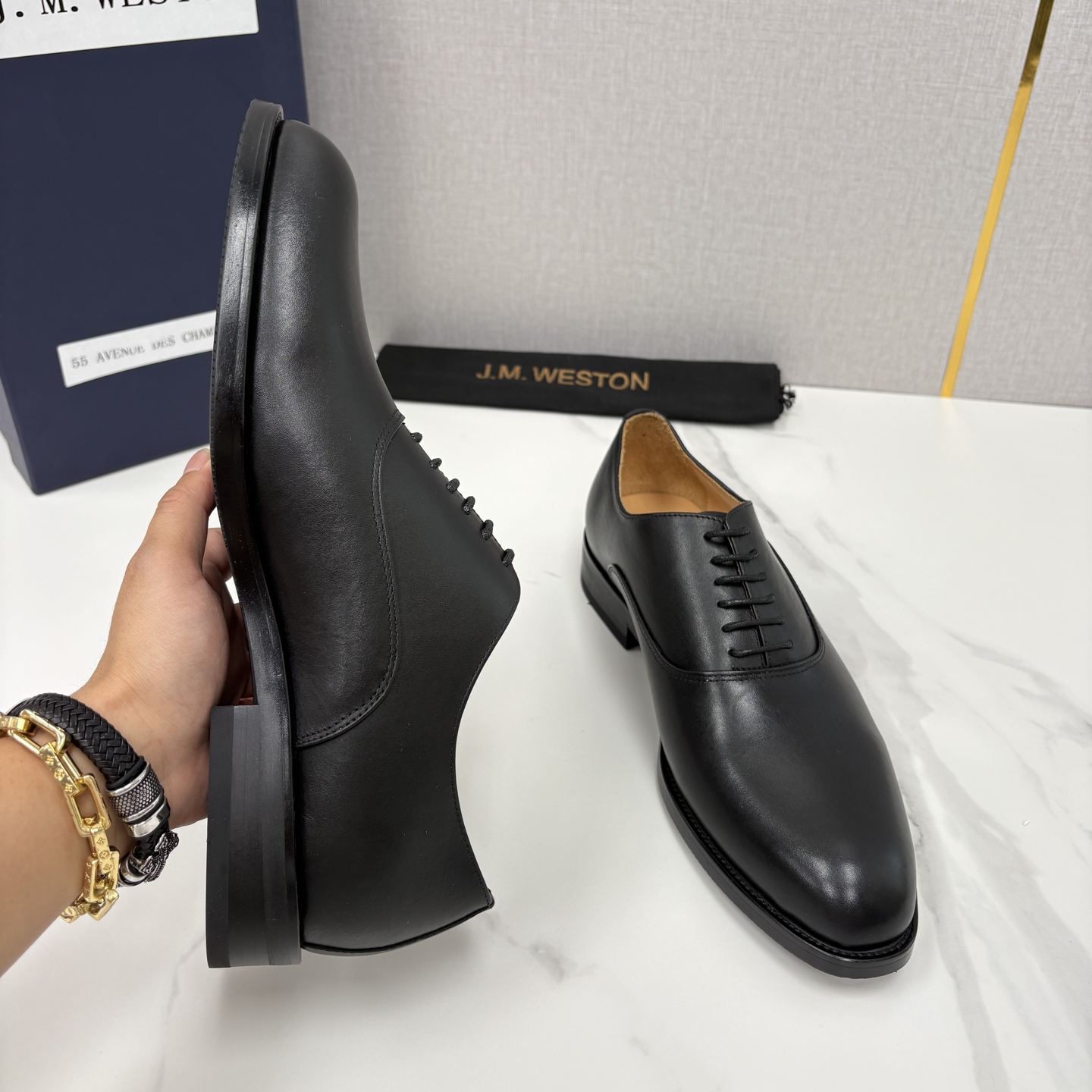 💋💍J.M.Westo*n 威士-顿 男士新品牛津鞋正装鞋皮鞋 法国顶级皮鞋品牌 当法式奢品匠艺邂逅布洛