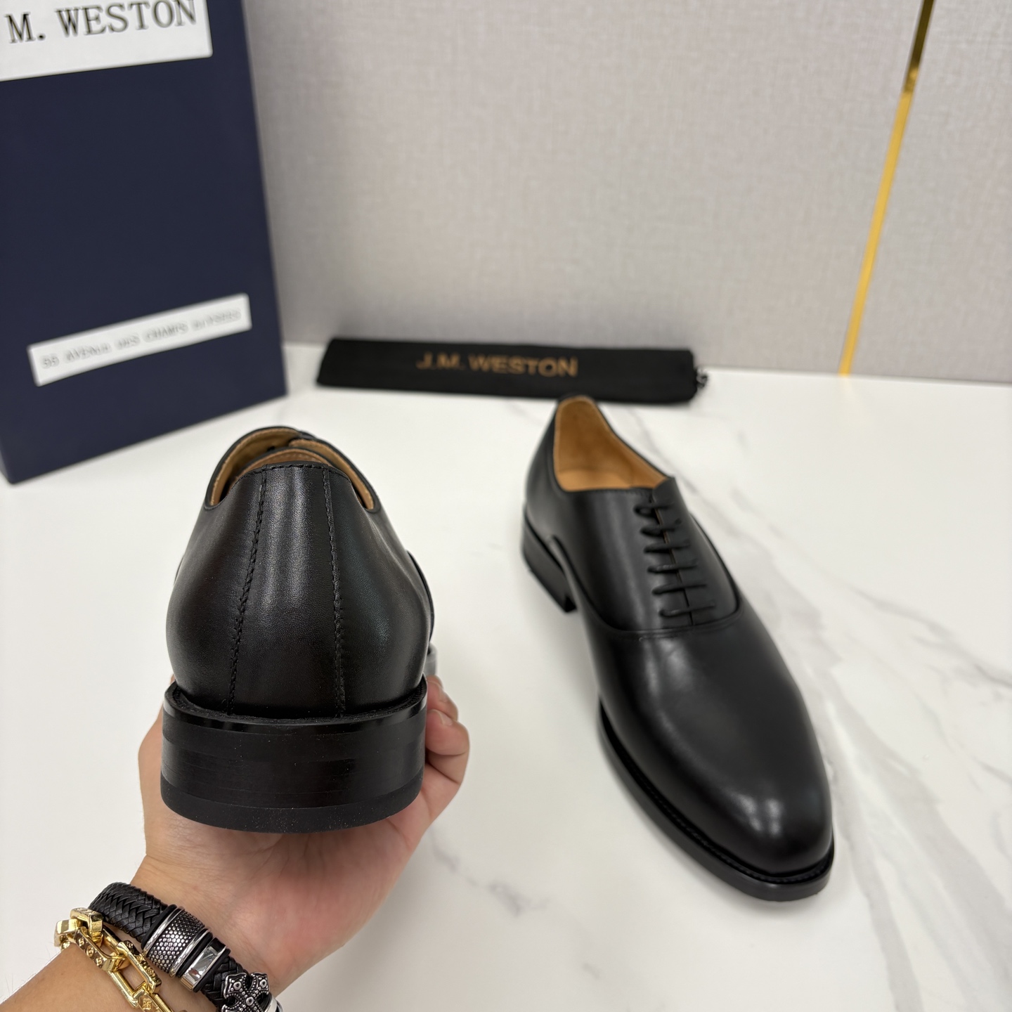 💋💍J.M.Westo*n 威士-顿 男士新品牛津鞋正装鞋皮鞋 法国顶级皮鞋品牌 当法式奢品匠艺邂逅布洛