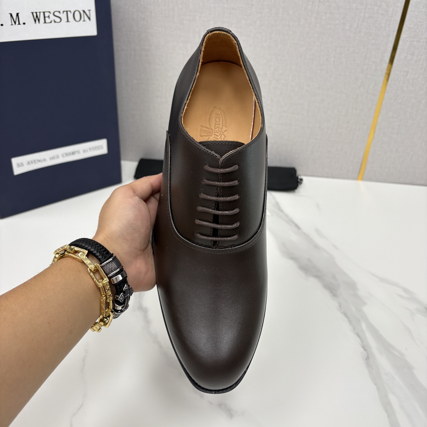 💋💍J.M.Westo*n 威士-顿 男士新品牛津鞋正装鞋皮鞋 法国顶级皮鞋品牌 当法式奢品匠艺邂逅布洛