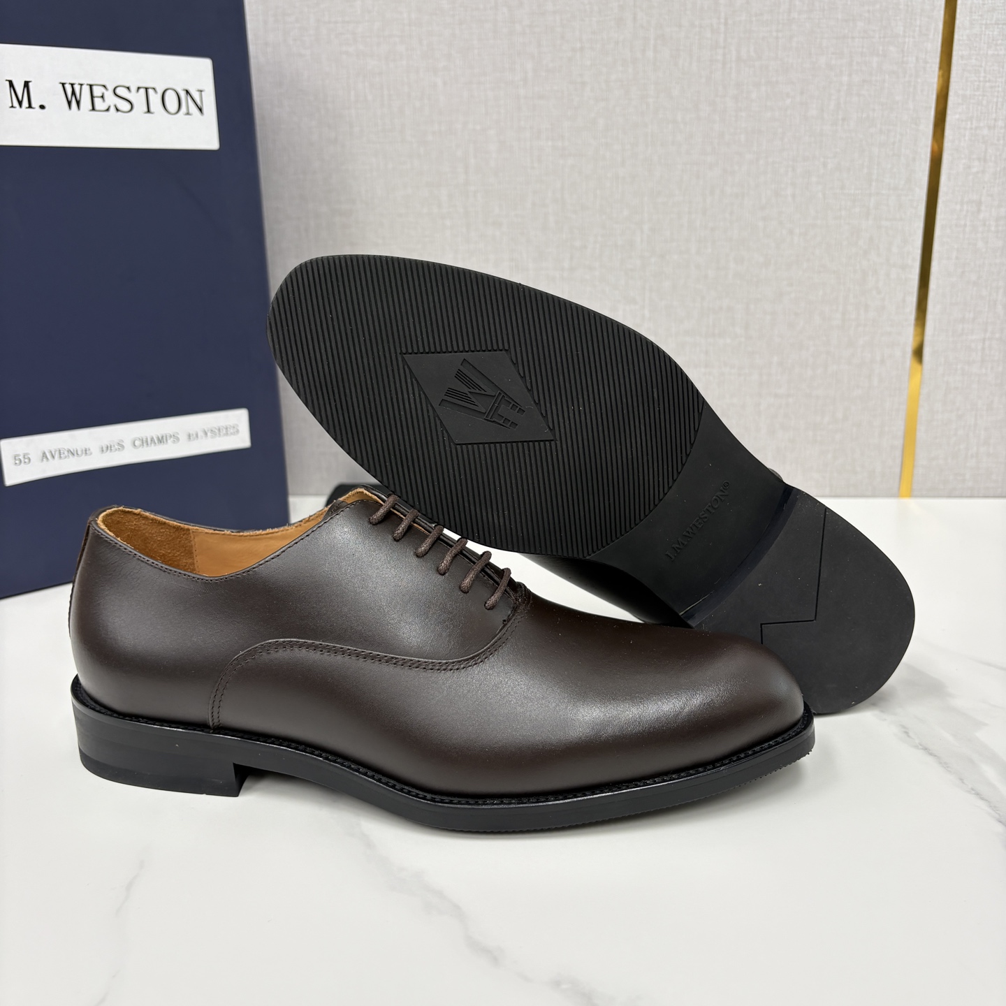 💋💍J.M.Westo*n 威士-顿 男士新品牛津鞋正装鞋皮鞋 法国顶级皮鞋品牌 当法式奢品匠艺邂逅布洛