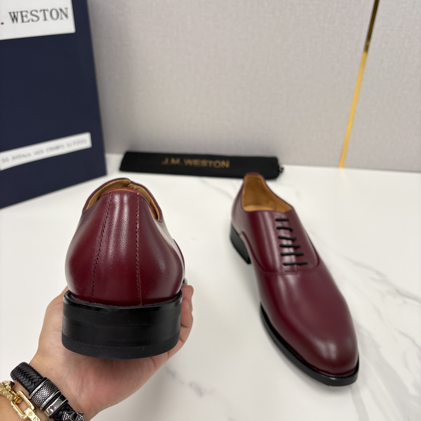 💋💍J.M.Westo*n 威士-顿 男士新品牛津鞋正装鞋皮鞋 法国顶级皮鞋品牌 当法式奢品匠艺邂逅布洛