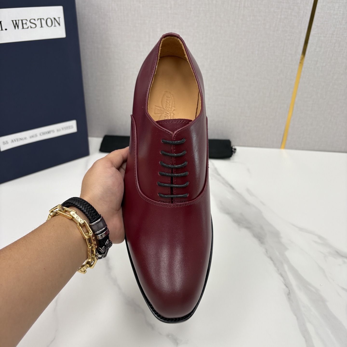 💋💍J.M.Westo*n 威士-顿 男士新品牛津鞋正装鞋皮鞋 法国顶级皮鞋品牌 当法式奢品匠艺邂逅布洛