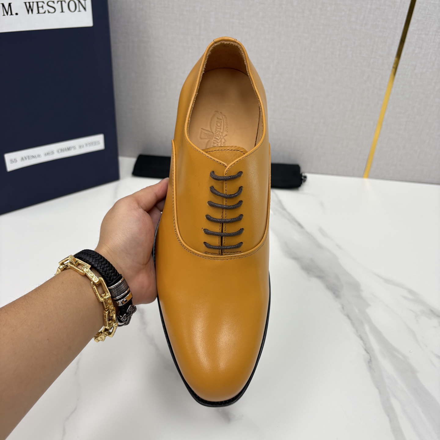 💋💍J.M.Westo*n 威士-顿 男士新品牛津鞋正装鞋皮鞋 法国顶级皮鞋品牌 当法式奢品匠艺邂逅布洛