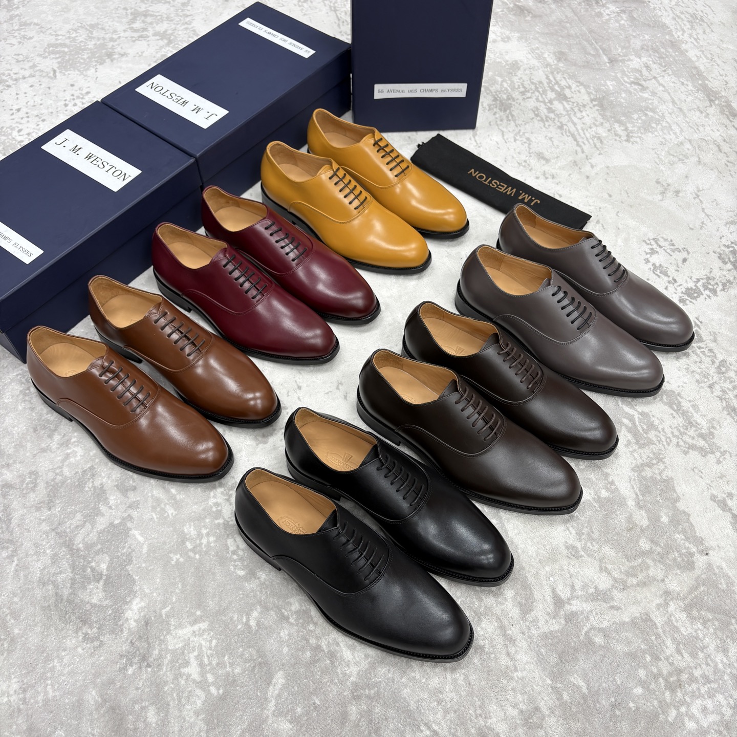 💋💍J.M.Westo*n 威士-顿 男士新品牛津鞋正装鞋皮鞋 法国顶级皮鞋品牌 当法式奢品匠艺邂逅布洛