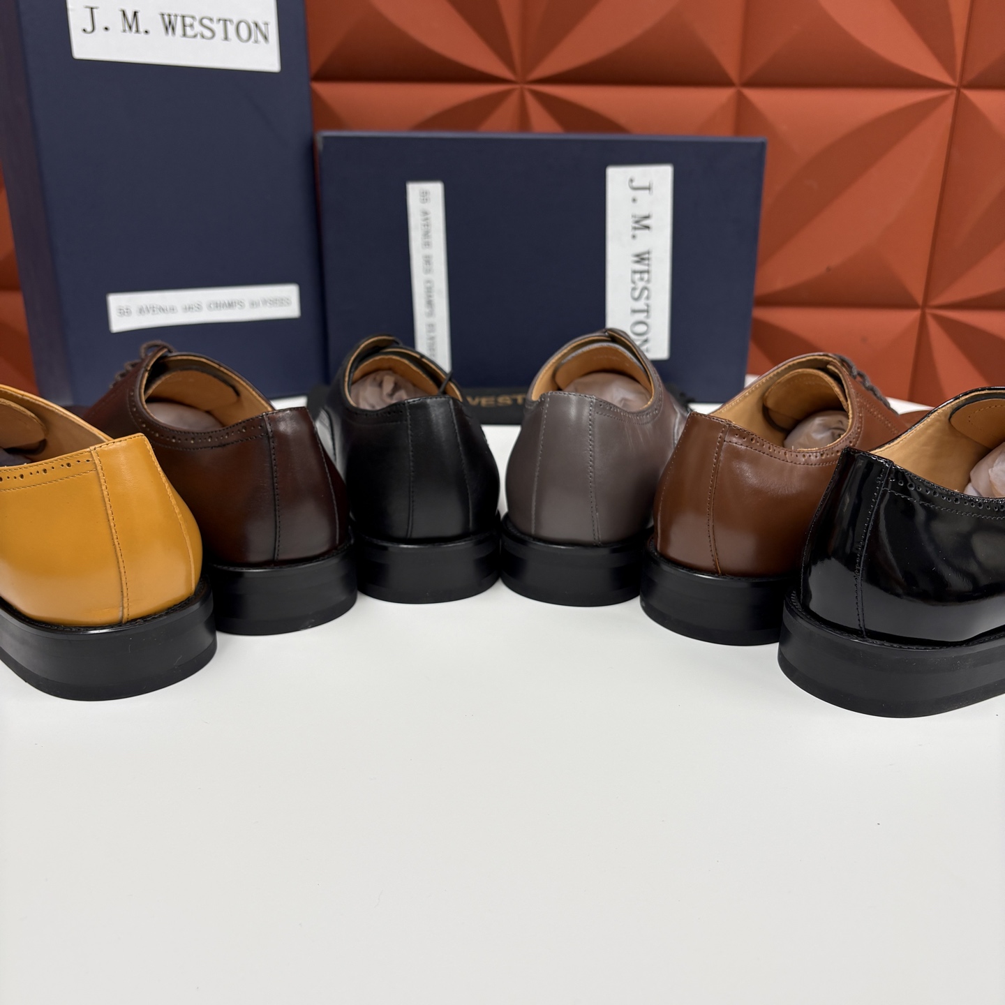 💋💍J.M.Westo*n 威士-顿 男士新品布洛克雕花三节头牛津鞋正装鞋皮鞋 法国顶级皮鞋品牌 当法式