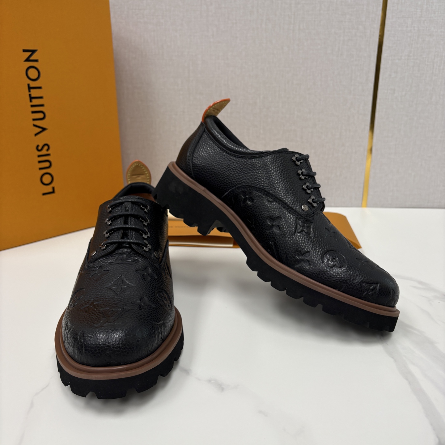 💋💍L家新品 LOUI* 路易*威登 厚底德比鞋 潮酷绅士的「增高buff」单品 这是路易～为都市型男打