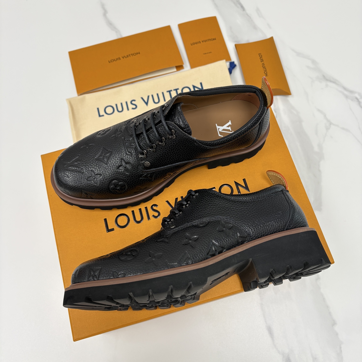 💋💍L家新品 LOUI* 路易*威登 厚底德比鞋 潮酷绅士的「增高buff」单品 这是路易～为都市型男打