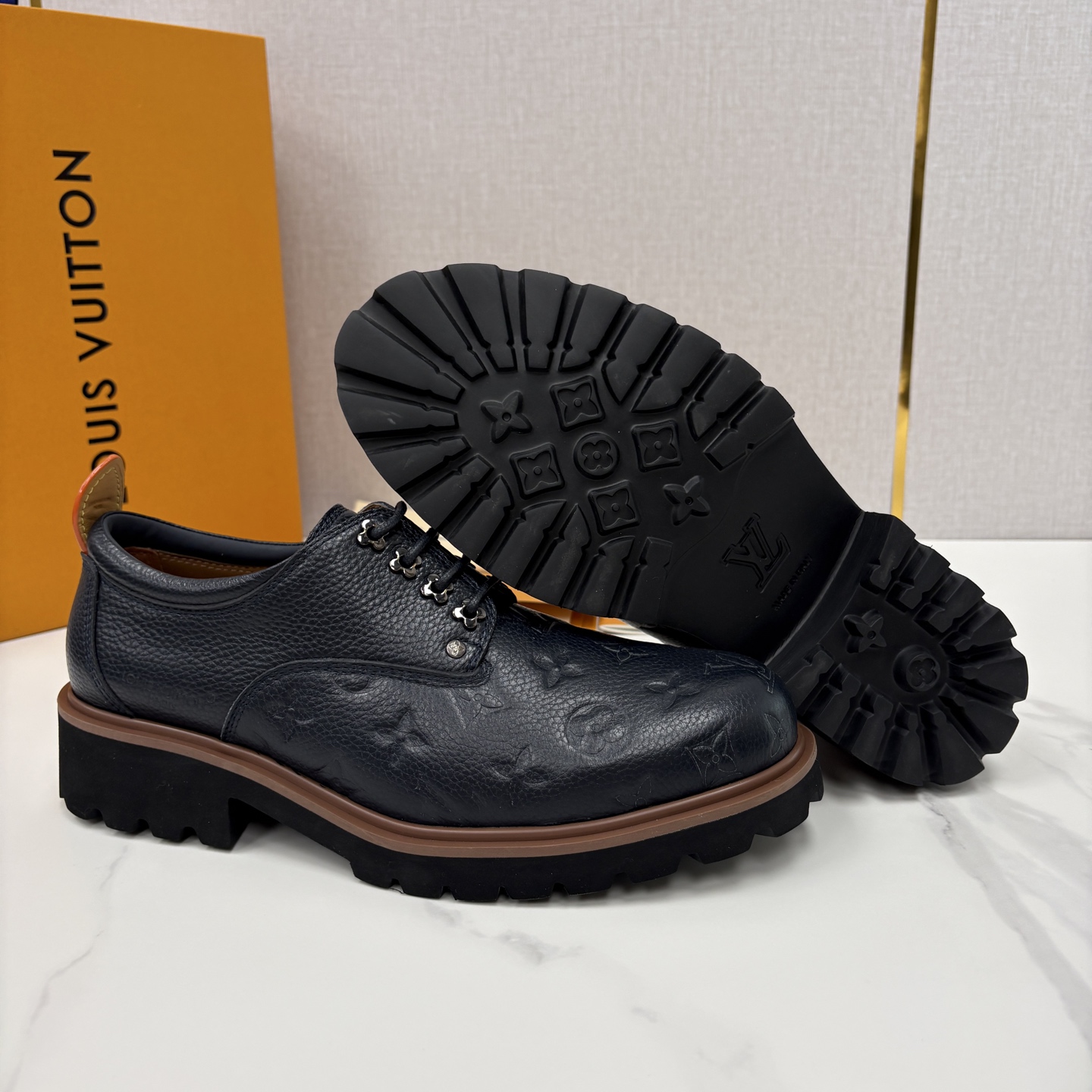 💋💍L家新品 LOUI* 路易*威登 厚底德比鞋 潮酷绅士的「增高buff」单品 这是路易～为都市型男打