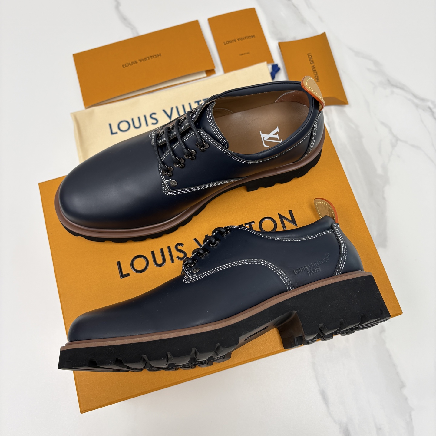 💋💍L家新品 LOUI* 路易*威登 厚底德比鞋 潮酷绅士的「增高buff」单品 这是路易～为都市型男打