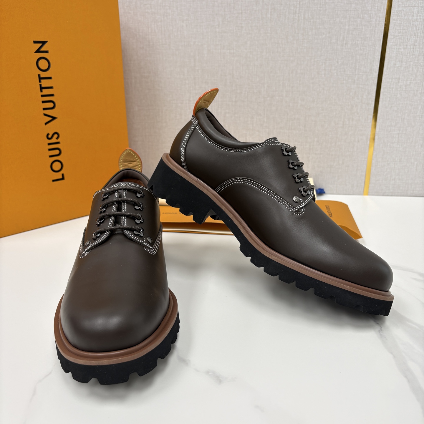 💋💍L家新品 LOUI* 路易*威登 厚底德比鞋 潮酷绅士的「增高buff」单品 这是路易～为都市型男打