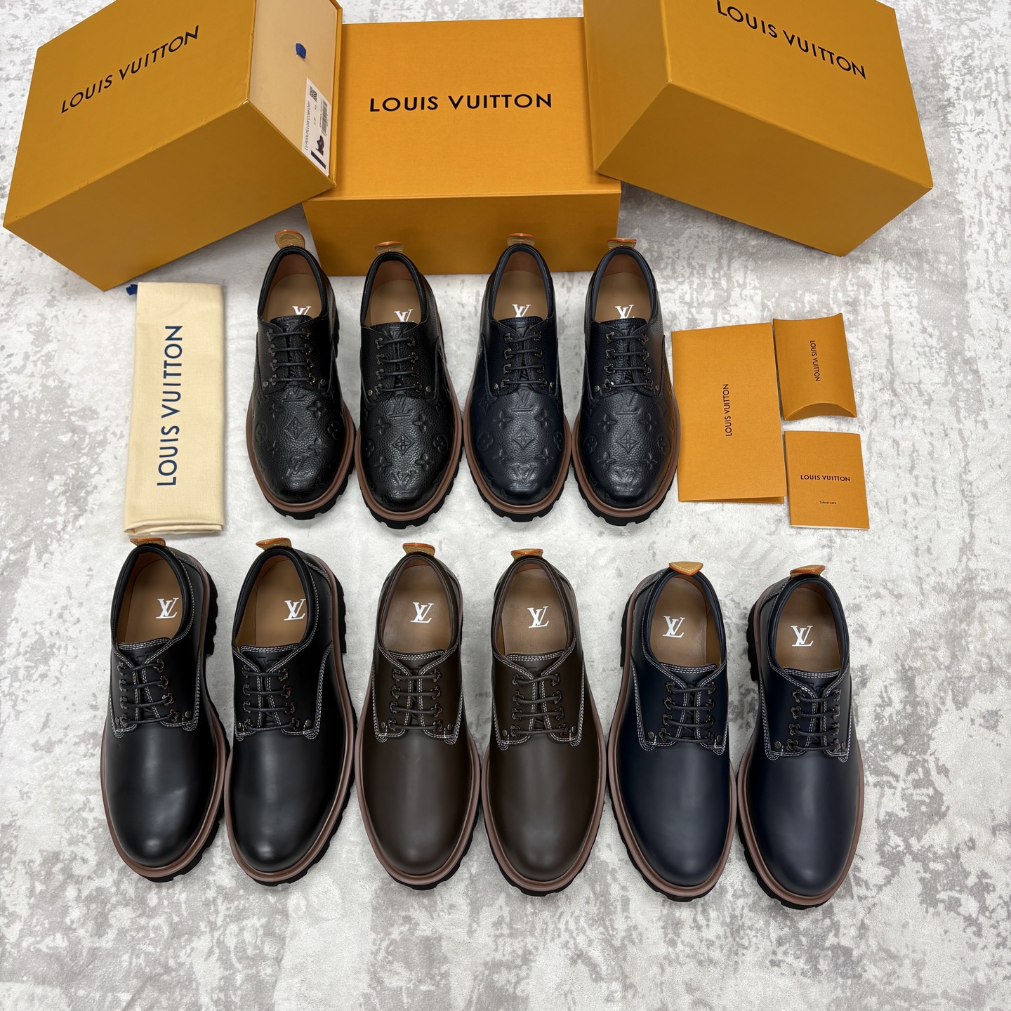 💋💍L家新品 LOUI* 路易*威登 厚底德比鞋 潮酷绅士的「增高buff」单品 这是路易～为都市型男打