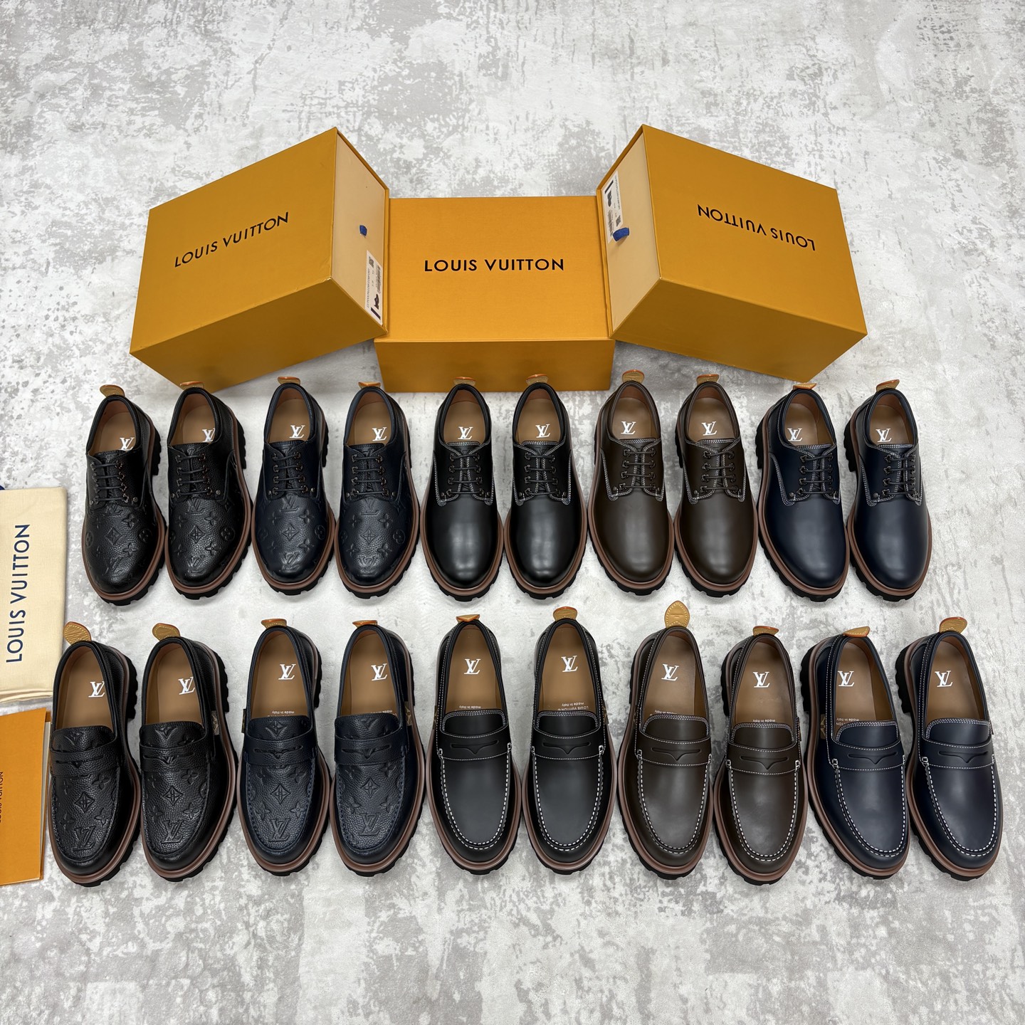 💋💍L家新品 LOUI* 路易*威登 厚底乐福鞋 经典与潮流的双重演绎 以顶级工艺重塑男士鞋履美学，既保