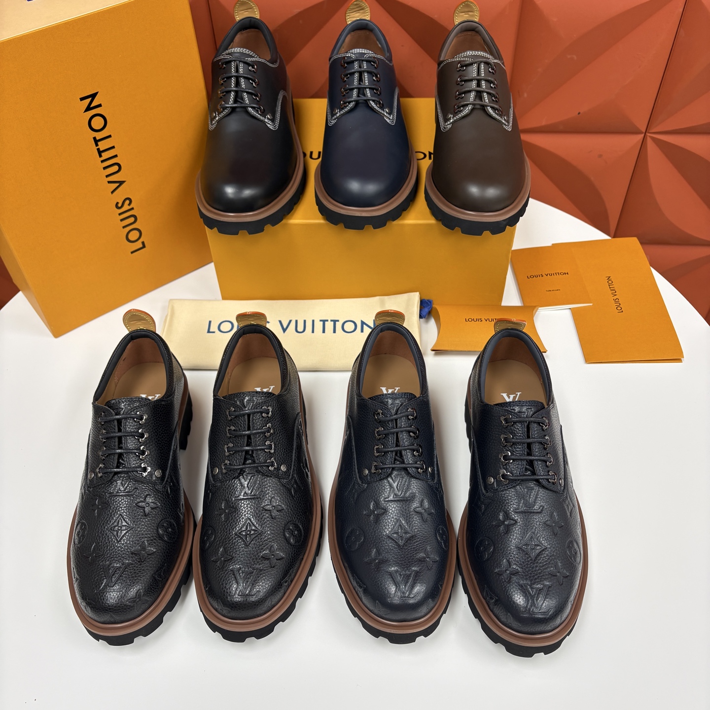 💋💍L家新品 LOUI* 路易*威登 厚底德比鞋 潮酷绅士的「增高buff」单品 这是路易～为都市型男打